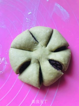 绿茶红豆面包的做法步骤：5