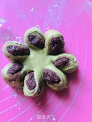 绿茶红豆面包的做法步骤：6