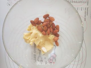 抹茶双色杏仁曲奇的做法步骤：8