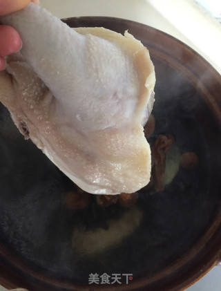 双菌丝瓜鸡汤的做法步骤：5