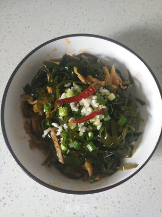 榨菜拌海带丝的做法步骤：4