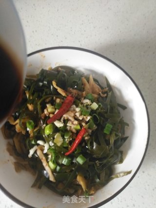 榨菜拌海带丝的做法步骤：8