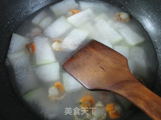扇贝肉冬瓜汤的做法步骤：10