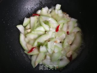 清炒葫芦片的做法步骤：6