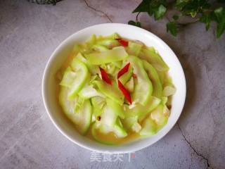 清炒葫芦片的做法步骤：7