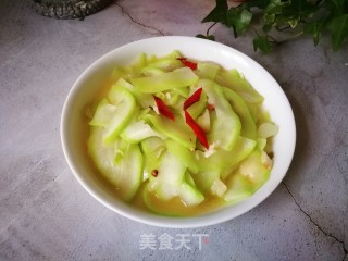 清炒葫芦片的做法步骤：8