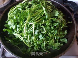 咸蛋西洋菜的做法步骤：6