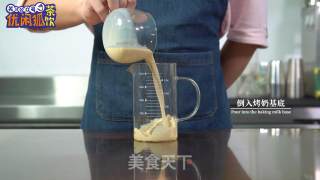 芋圆烤奶碎碎冰的做法步骤：1