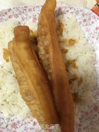 榨菜油条蒸饭的做法步骤：3