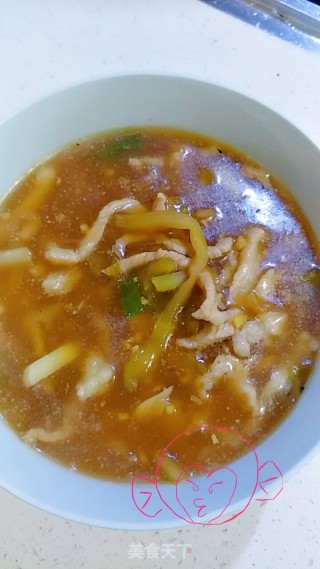 榨菜肉丝面的做法步骤：11