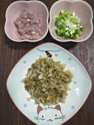 肉沫榨菜的做法步骤：5