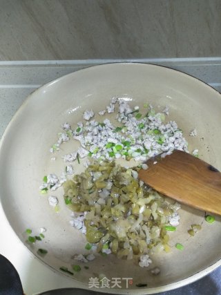 肉沫榨菜的做法步骤：8
