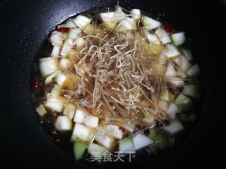 葫芦熬粉条的做法步骤：6