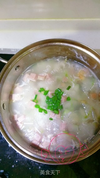 火腿冬瓜汤的做法步骤：4