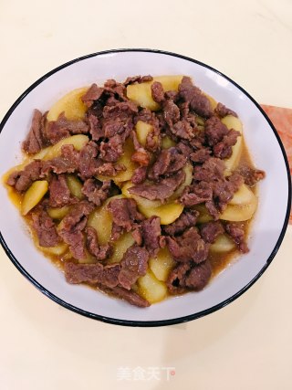 子姜炒牛肉的做法步骤：8