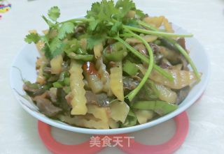 爆炒郡肝的做法步骤：9
