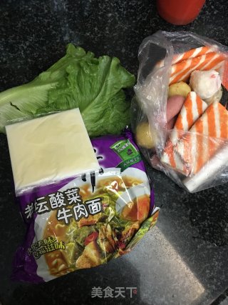 芝士泡面锅的做法步骤：1
