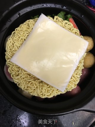 芝士泡面锅的做法步骤：4