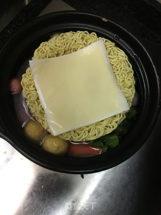 芝士泡面锅的做法步骤：5