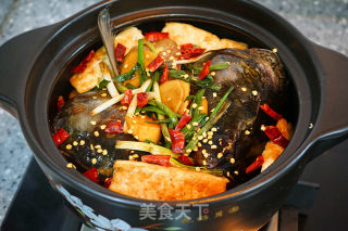 香辣草鱼豆腐煲的做法步骤：16