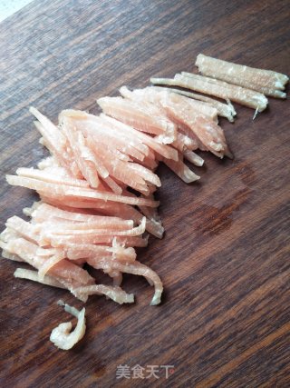 榨菜肉丝面的做法步骤：3