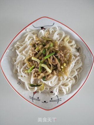 榨菜肉丝面的做法步骤：12