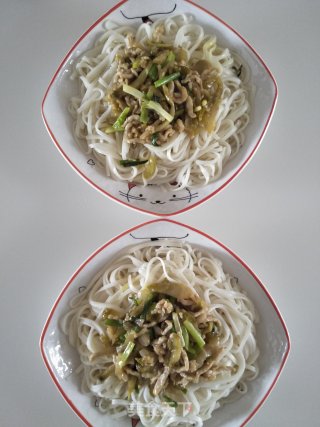 榨菜肉丝面的做法步骤：13