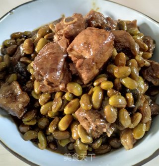 毛豆烧仔排的做法步骤：9