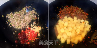 湘菜肉末米豆腐的做法步骤：3
