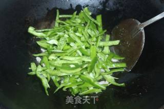 #榨菜#青椒榨菜炒肉丝的做法步骤：3