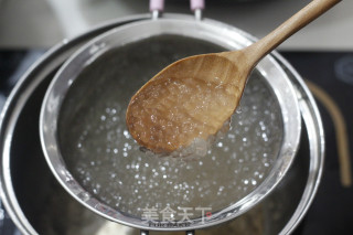 紫薯牛奶西米露的做法步骤：2