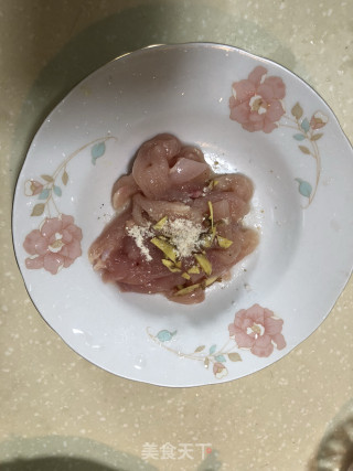 鸡丝杏鲍菇的做法步骤：3