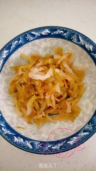 榨菜鸡丝的做法步骤：7