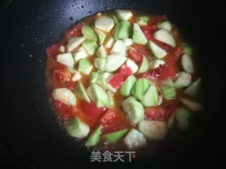 丝瓜烩油馍头的做法步骤：8