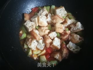 丝瓜烩油馍头的做法步骤：9