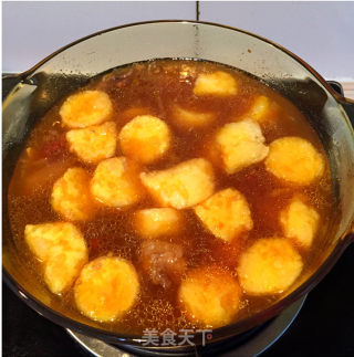 牛肉豆腐汤，小美的美食的做法步骤：4