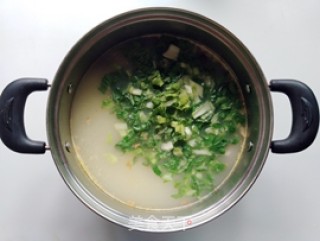 乌参瘦肉菜泡饭的做法步骤：9