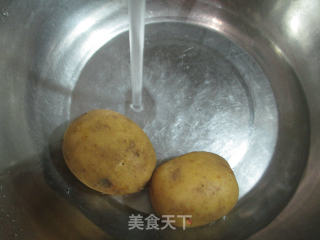 开洋芹菜土豆丸子的做法步骤：2