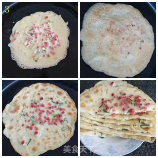 豆妈带你做美味早餐鸡蛋饼的做法步骤：3