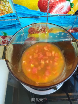 榨菜西红柿面的做法步骤：5
