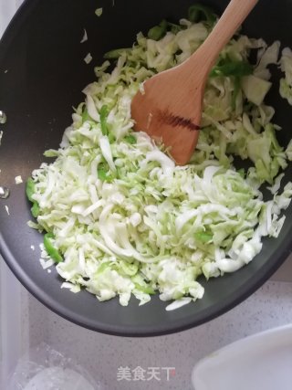 素炒卷心菜的做法步骤：5