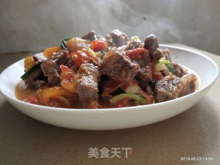 西红柿焖牛肉的做法步骤：14
