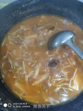 羊肉炖西红柿金针菇的做法步骤：8