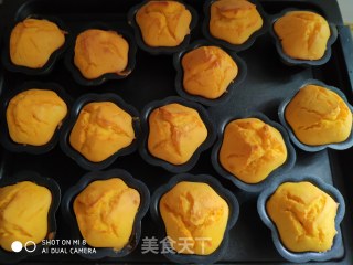 南瓜猫爪马芬的做法步骤：7