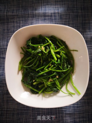 蒜蓉地瓜梗的做法步骤：6