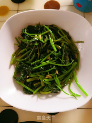 蒜蓉地瓜梗的做法步骤：7