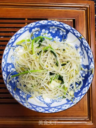 素炒银芽的做法步骤：6
