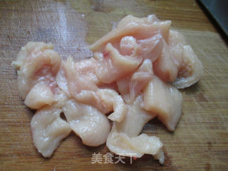 番茄炒鸡胸肉的做法步骤：2