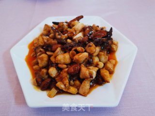 宫爆鸡丁的做法步骤：11