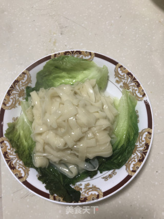 酸菜鱼盖浇面的做法步骤：4
